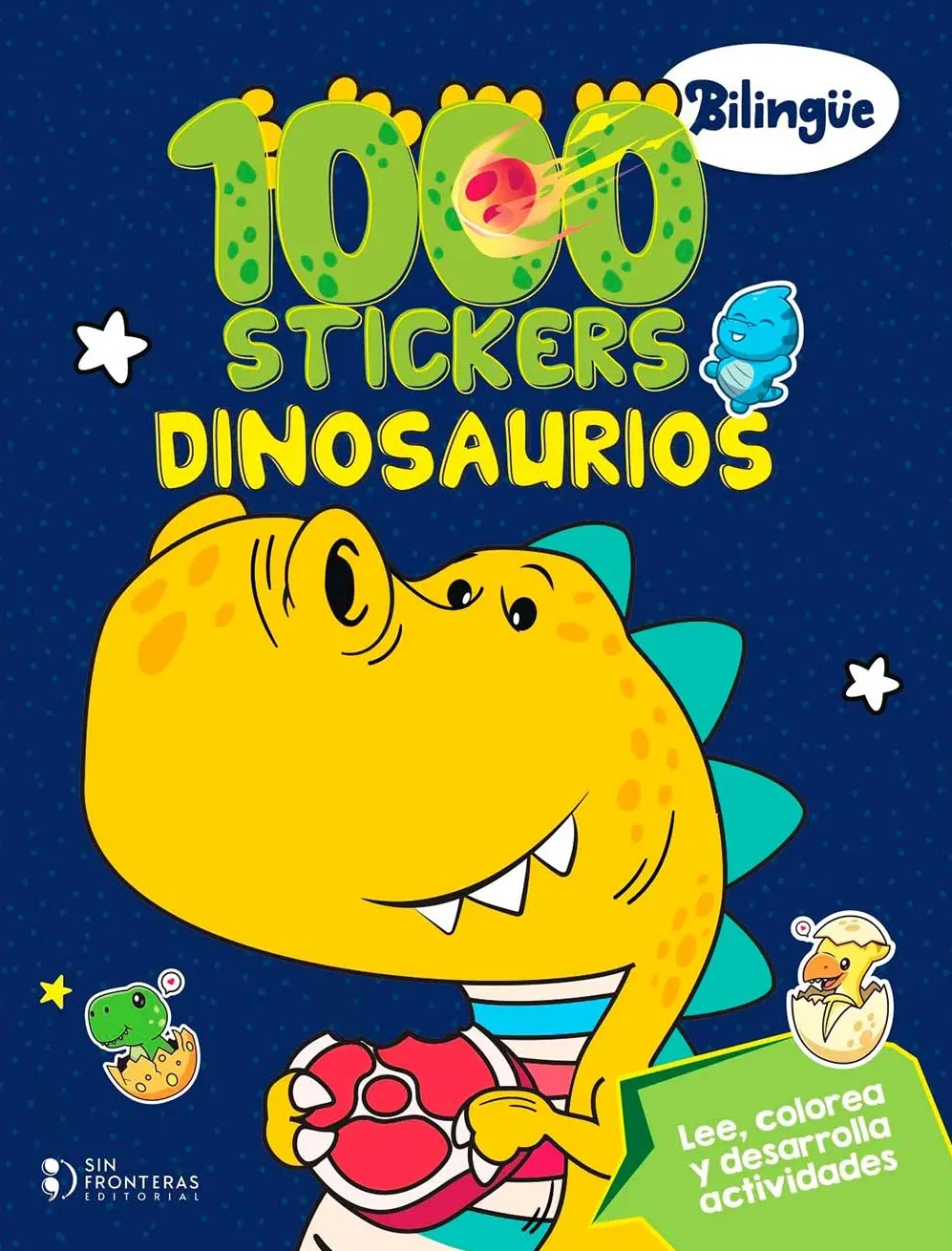 1000-stickers-dinosaurios-9786287735484 1000 Stickers. Dinosaurios - Imagen 1